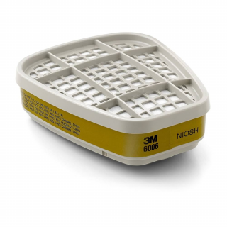 3M 6006 Respirator Cartridge for Organic Vapors and Other Gases
